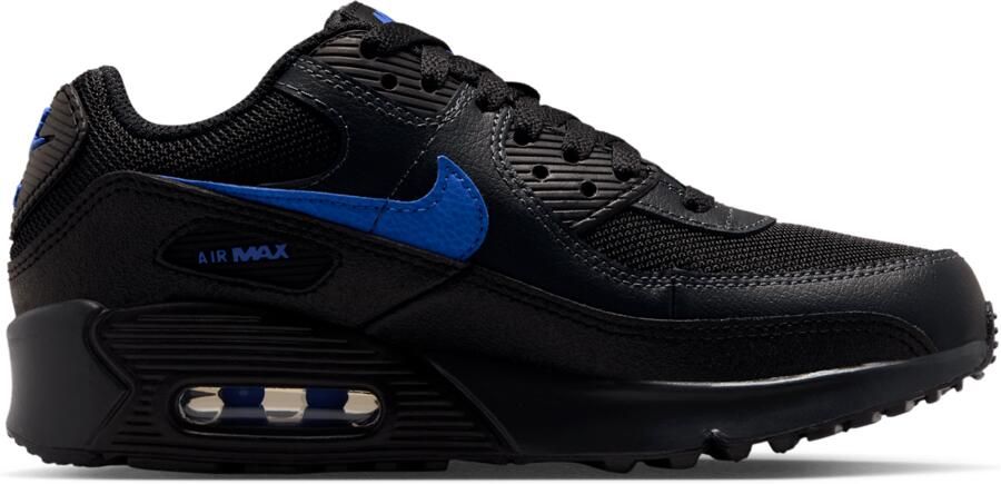 Nike Air Max 90 Kindersneakers Zwart Mesh Synthetisch