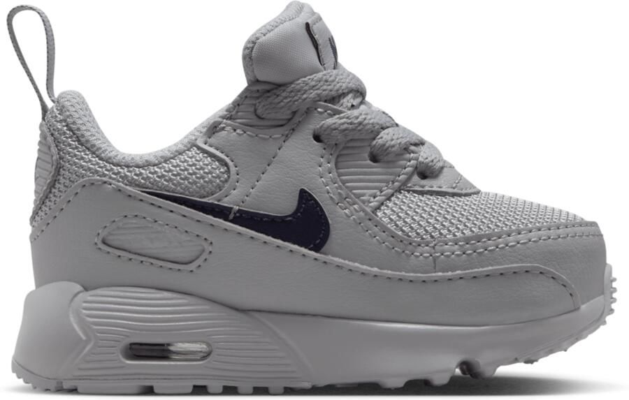 Nike Air Max 90 Peuterschoenen Grijs Mesh Synthetisch