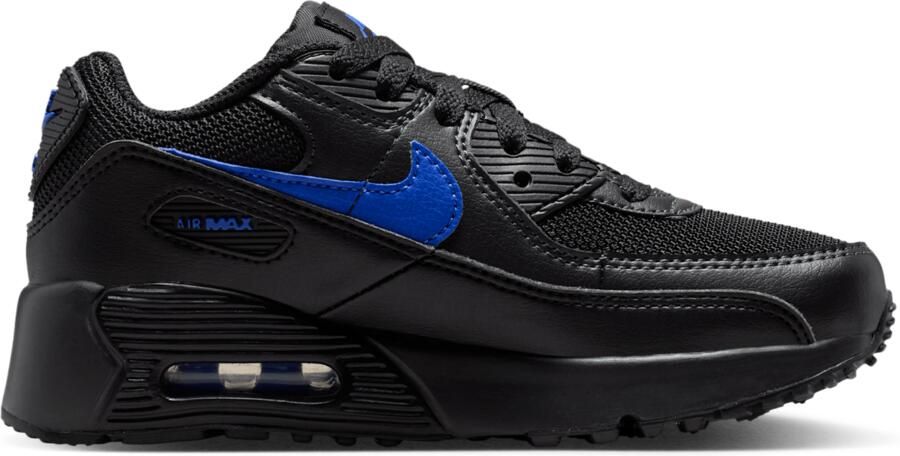 Nike Air Max 90 Peuterschoenen Zwart Leer Synthetisch