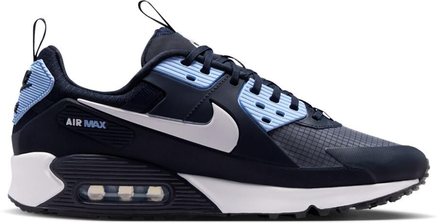 Nike Air Max 90 Sneakers Heren Blauw Mesh Synthetisch