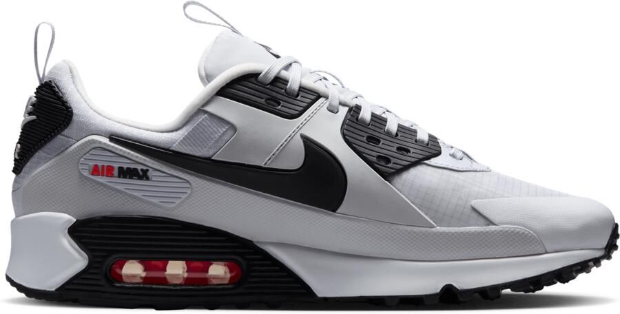 Nike Air Max 90 Sneakers Heren Grijs Mesh Synthetisch