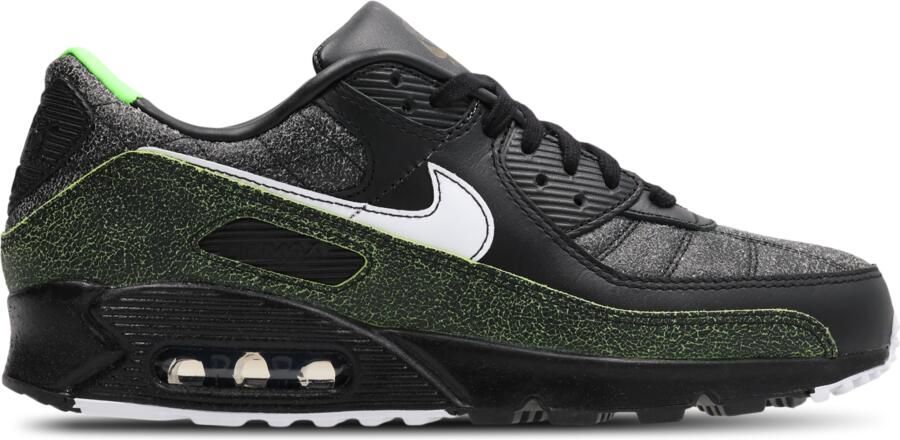 Nike Air Max 90 Sneakers Heren Zwart Mesh Synthetisch