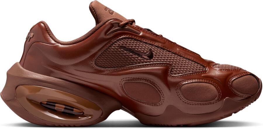 Nike Air Max Sneakers Dames Bruin Mesh Synthetisch