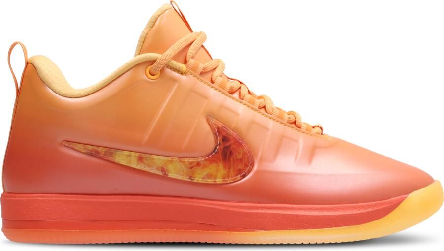 Nike Book 2 Sneakers Heren Oranje Mesh Synthetisch - Foto 5