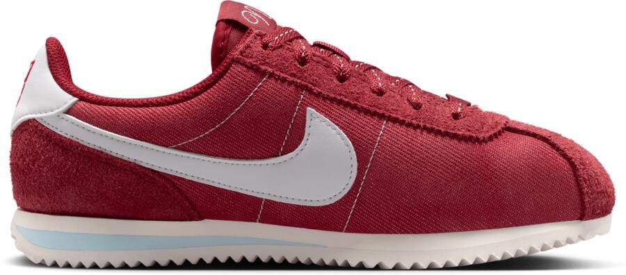 Nike Cortez Kindersneakers Rood Mesh Synthetisch