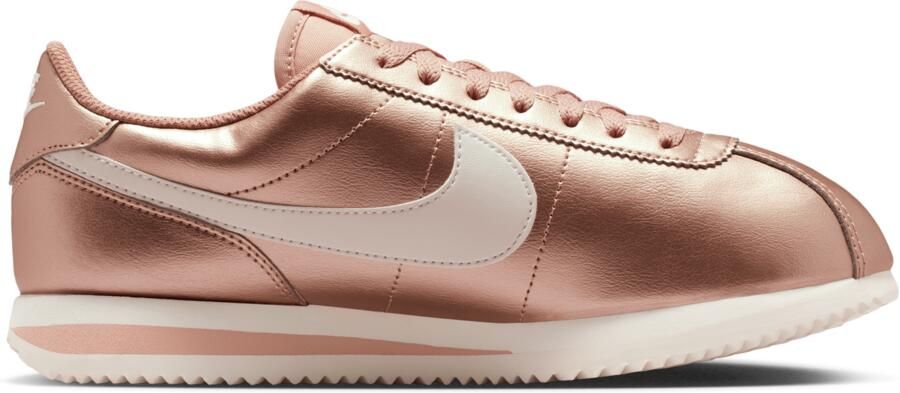 Nike Cortez Sneakers Dames Bruin Mesh Synthetisch