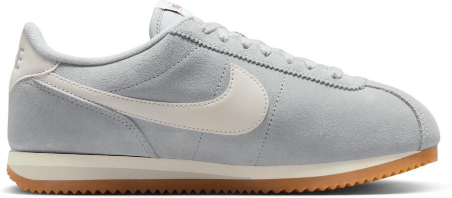 Nike Cortez Sneakers Dames Grijs Mesh Synthetisch