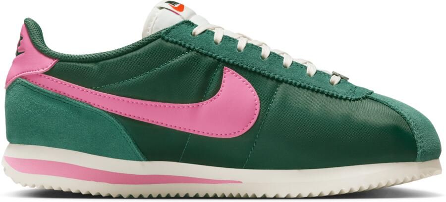 Nike Cortez Sneakers Dames Groen Mesh Synthetisch