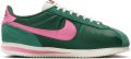 Nike Cortez Sneakers Dames Groen Mesh Synthetisch - Groen