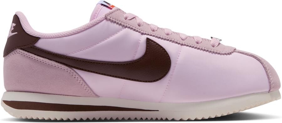 Nike Cortez Sneakers Dames Rood Mesh Synthetisch
