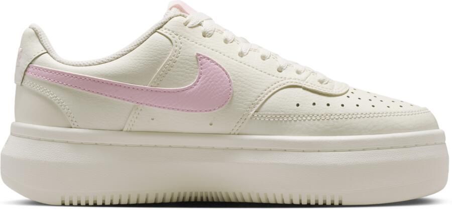 Nike Court Vision Sneakers Dames Wit Mesh Synthetisch