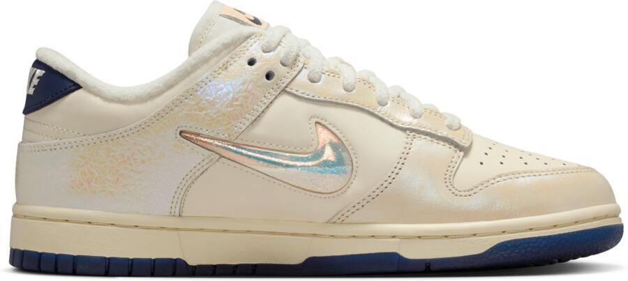 Nike Dunk Sneakers Dames Wit Mesh Synthetisch