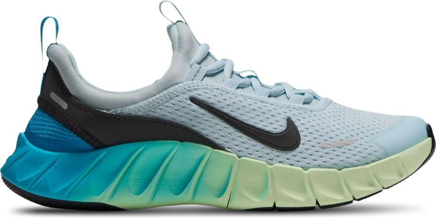 Nike Free Kindersneakers Blauw Mesh Synthetisch