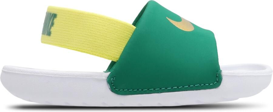 Nike Kawa Slippers en Sandalen Baby Groen Plastic
