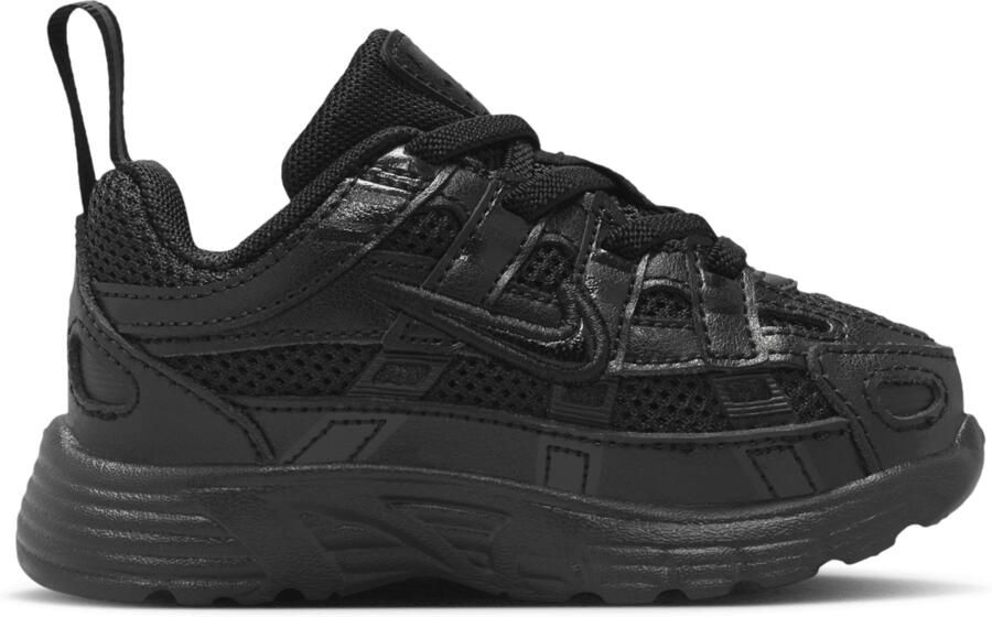 Nike P-6000 Babyschoenen Zwart Mesh Synthetisch