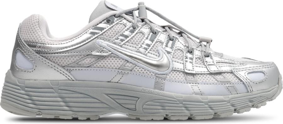 Nike P-6000 Kindersneakers Grijs Leer