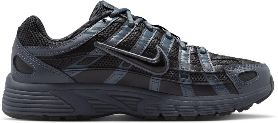 Nike P-6000 Kindersneakers Grijs Leer
