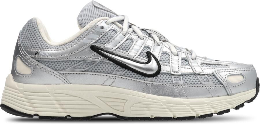 Nike P-6000 Kindersneakers Zilver Mesh Synthetisch