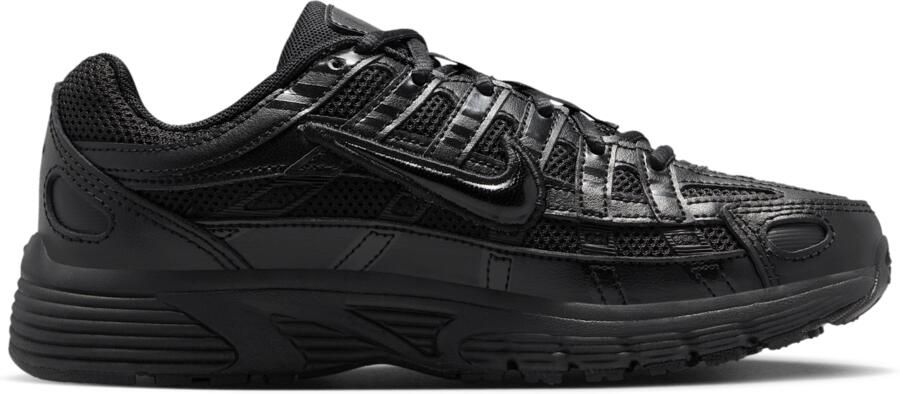Nike P-6000 Kindersneakers Zwart Leer