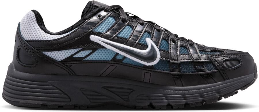 Nike P-6000 Kindersneakers Zwart Mesh Synthetisch
