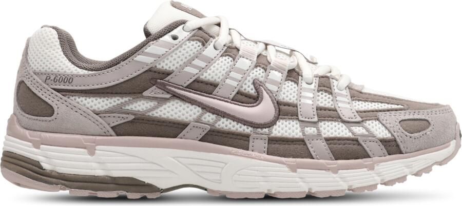 Nike P-6000 Sneakers Dames Beige Mesh Synthetisch