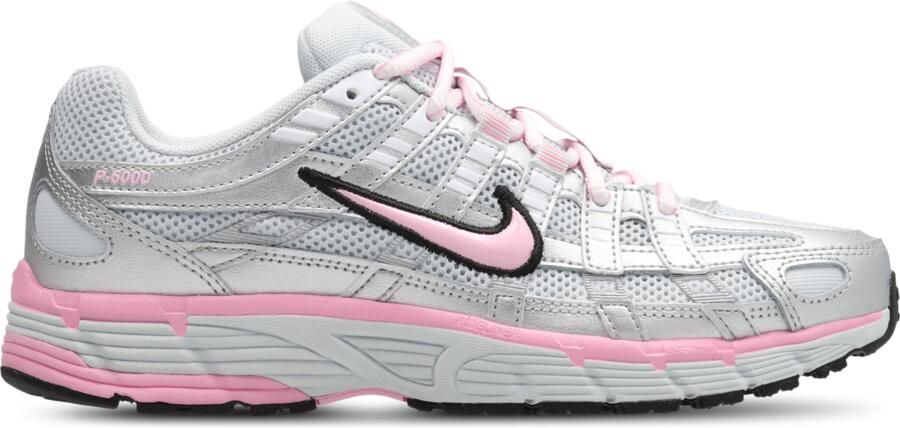 Nike P-6000 Sneakers Dames Grijs Mesh Synthetisch