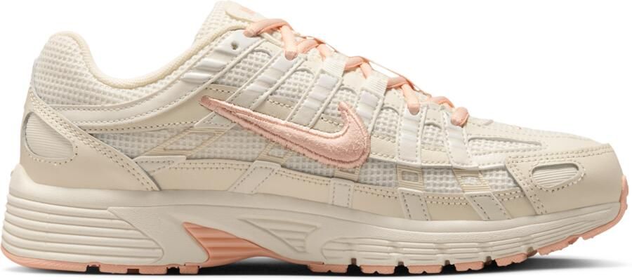 Nike P-6000 Sneakers Dames Wit Mesh Synthetisch