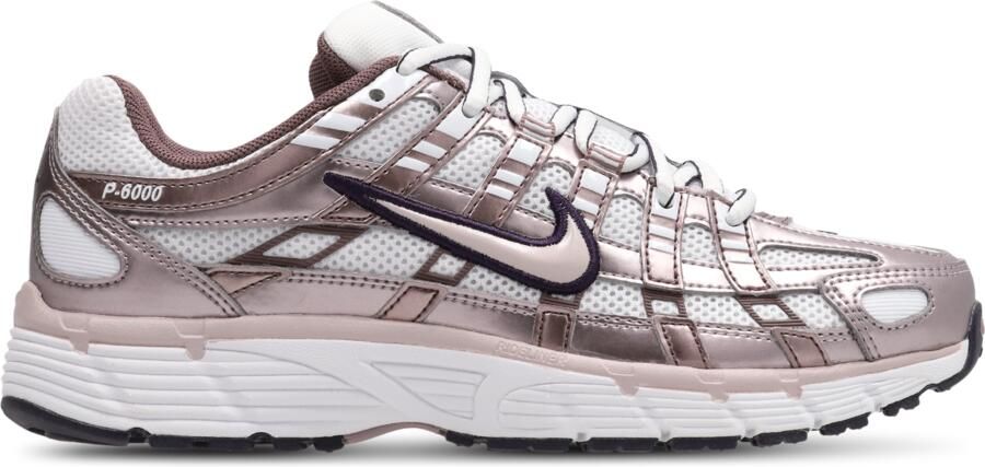 Nike P-6000 Sneakers Dames Wit Mesh Synthetisch