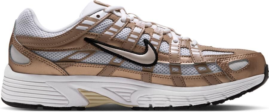 Nike P-6000 Sneakers Dames Wit Mesh Synthetisch