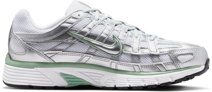 Nike P-6000 Sneakers Dames Zilver Mesh Synthetisch - Foto 2