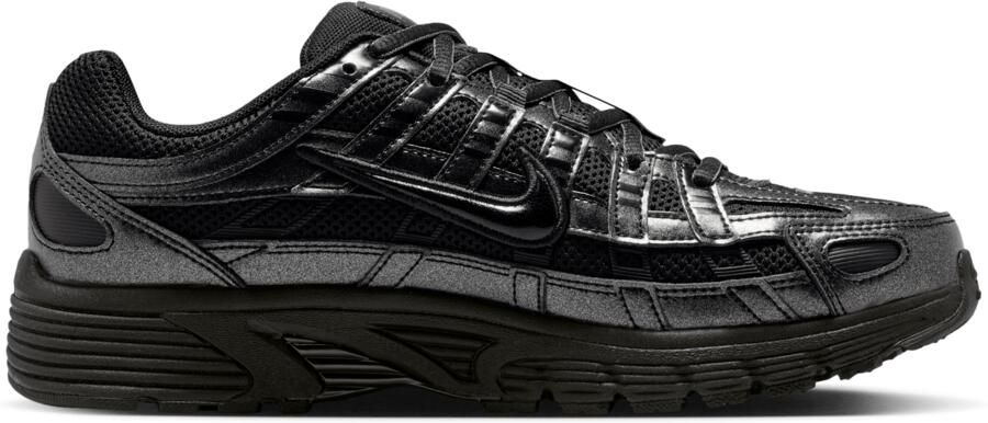 Nike P-6000 Sneakers Dames Zwart Mesh Synthetisch