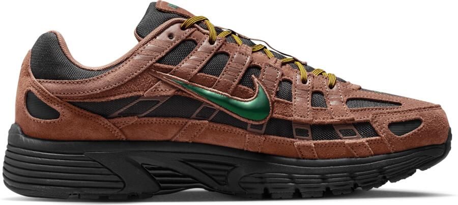 Nike P-6000 Sneakers Heren Bruin Mesh Synthetisch