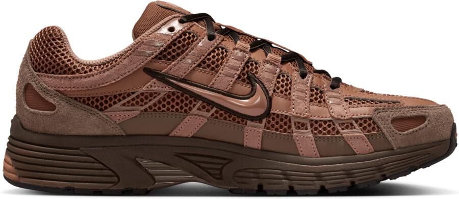 Nike P-6000 Sneakers Heren Bruin Mesh Synthetisch