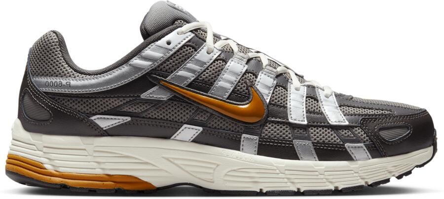 Nike P-6000 Sneakers Heren Grijs Mesh Synthetisch