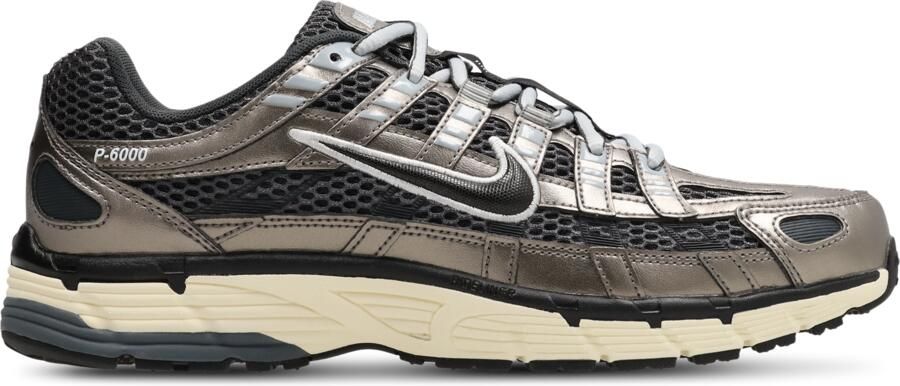 Nike P-6000 Sneakers Heren Grijs Mesh Synthetisch