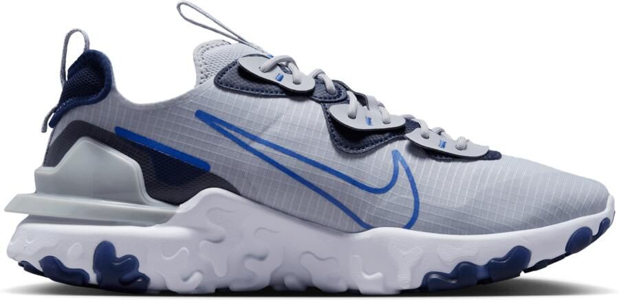 Nike React Vision Sneakers Heren Grijs Mesh Synthetisch