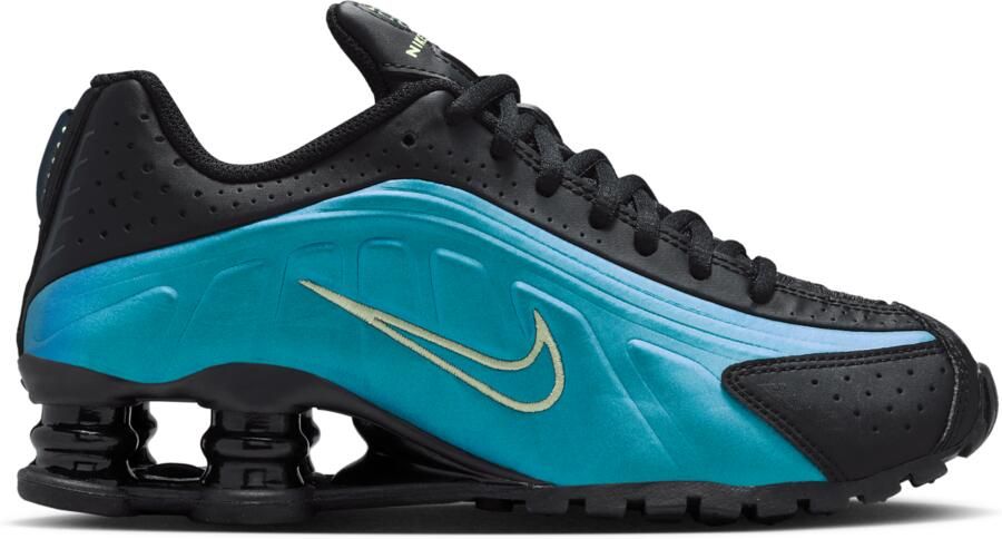 Nike Shox Kindersneakers Blauw Mesh Synthetisch