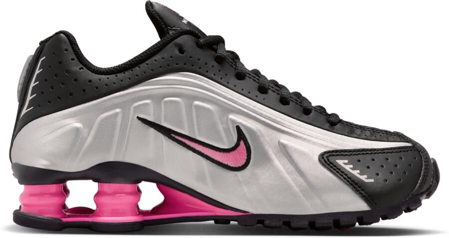 Nike Shox Kindersneakers Zwart Mesh Synthetisch