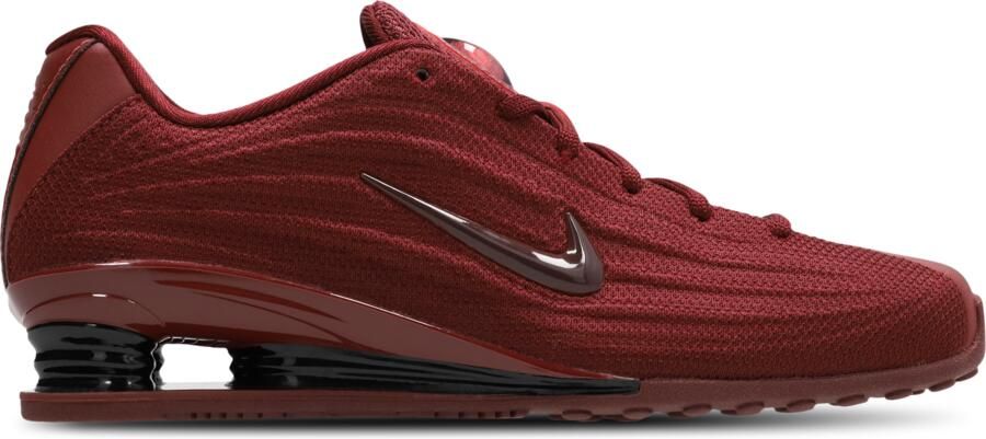 Nike Shox Sneakers Dames Rood Nylon