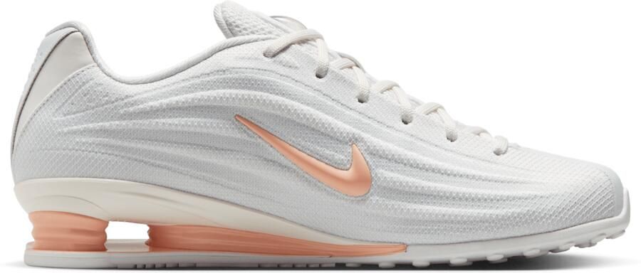 Nike Shox Sneakers Dames Wit Mesh Synthetisch