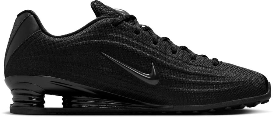 Nike Shox Sneakers Dames Zwart Mesh Synthetisch