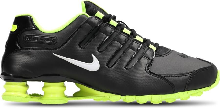Nike Shox Sneakers Heren Zwart Mesh Synthetisch