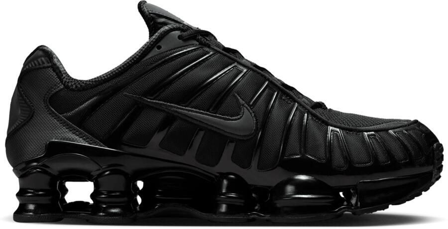 Nike Shox Sneakers Heren Zwart Synthetisch Textil