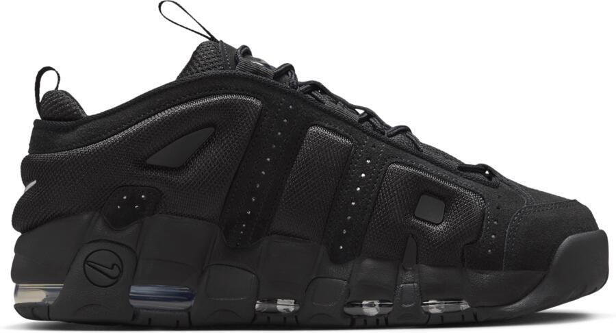 Nike Uptempo Sneakers Heren Zwart Mesh Synthetisch