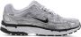 Nike P-6000 White Metallic Silver Pure Platinum Black- Dames White Metallic Silver Pure Platinum Black - Thumbnail 4