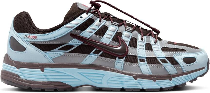 Nike P-6000 Dames Schoenen Blauw Maat: 37.5 Mesh Synthetisch Foot Locker