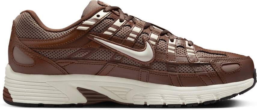 Nike P-6000 Dames Schoenen Beige Maat: 36 Mesh Synthetisch Foot Locker