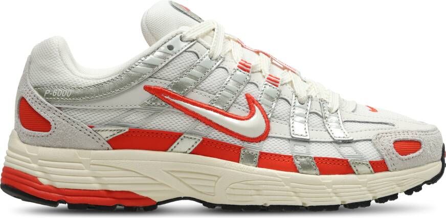 Nike P-6000 Dames Schoenen Beige Maat: 36 Mesh Synthetisch Foot Locker