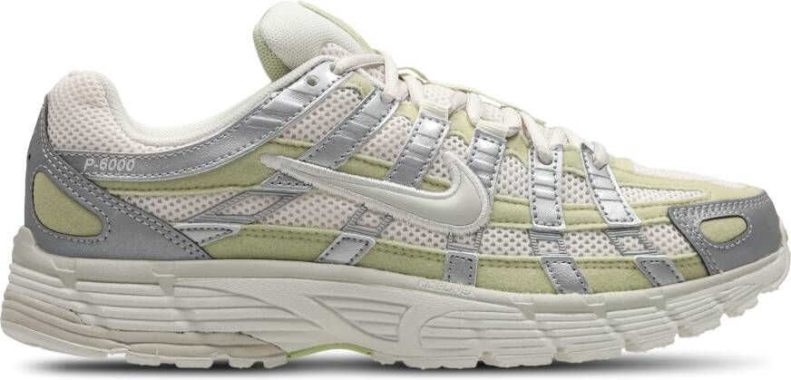 Nike P-6000 Dames Schoenen Bruin Maat: 35.5 Mesh Synthetisch Foot Locker