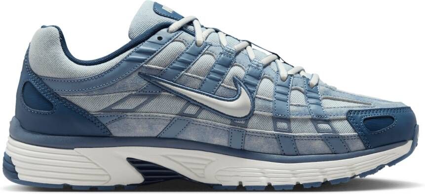 Nike P-6000 Heren Schoenen Blauw Maat: 47.5 Mesh Synthetisch Foot Locker